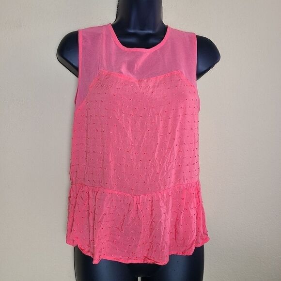 Alya Swiss Dot Sleeveless Top - Picture 1 of 6